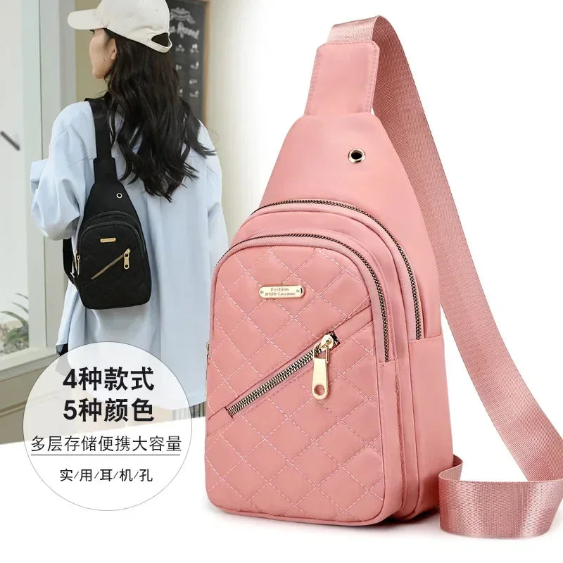 Mochila bordada para mujer, bolso de hombro de tela compuesta, superventas, suministro transfronterizo.