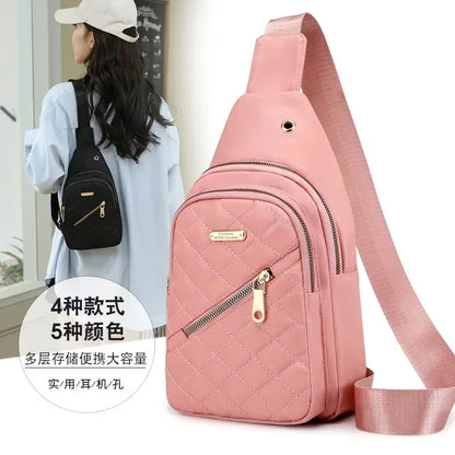 Mochila bordada para mujer, bolso de hombro de tela compuesta, superventas, suministro transfronterizo.