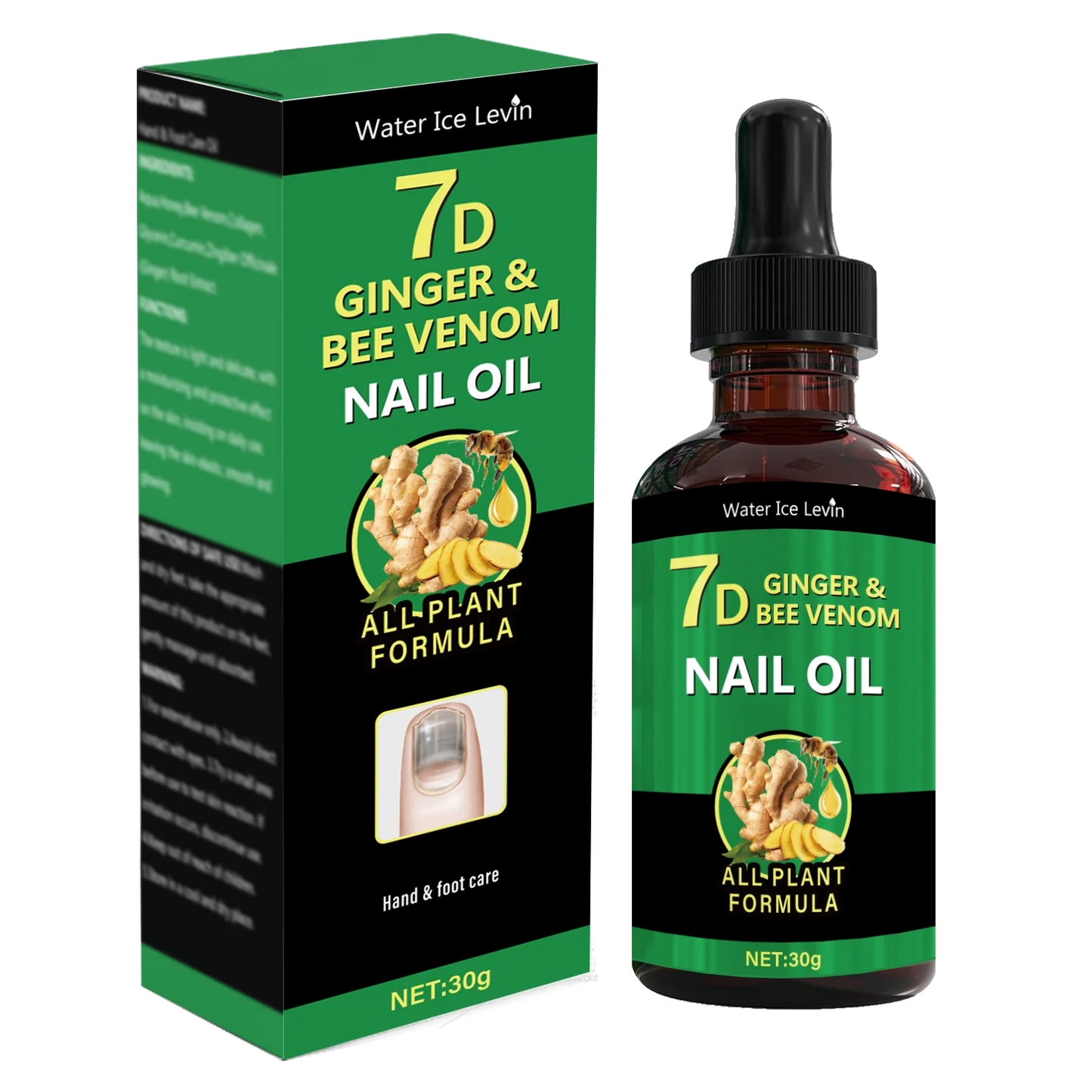 Esencia para el cuidado de uñas 7 Tian Ginger, esmalte para manos y pies: nutrición profunda, hidratación suave y diaria, apto para todo tipo de uñas.