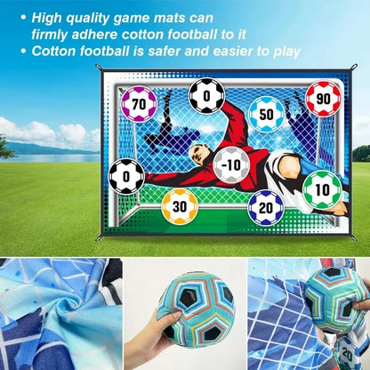 Juego de tapete de fútbol para exteriores e interiores, juguetes multijugador para juegos competitivos, entrenamiento de fútbol para niños, regalos para niños