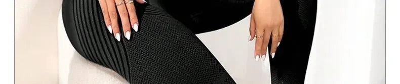 Pantalones de yoga de punto sin costuras de cintura alta para mujer, pantalones ajustados de fitness, pantalones deportivos de nueve puntos para correr, pantalones de gimnasio, realce de glúteos.