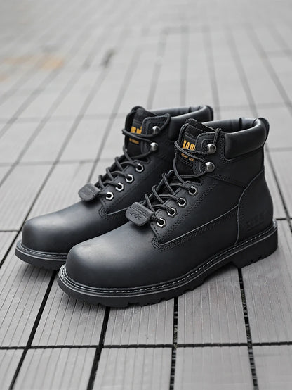 Zapatos de senderismo para hombre, botas de caza impermeables, botines tácticos de combate en el desierto, zapatos de trekking, zapatillas de trabajo de cuero para caminar para mujer