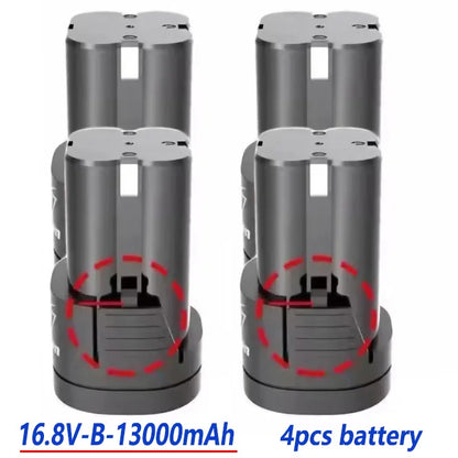 100%New16.8V.13000mAh.herramientas.electricas de.bateria,taladro recargable.para.destornillador.inalambrico.taladro electrico.