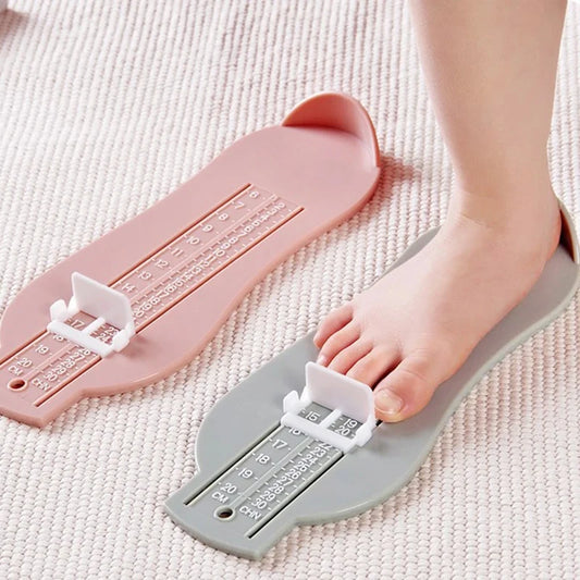 Regla para medir la longitud del pie de los niños y niñas, herramienta para medir el tamaño del calzado.