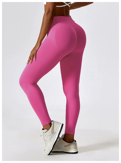 Leggings de yoga de alta calidad Hearuisavy para mujer, ideales para fitness al aire libre y gimnasio. Leggings transpirables para entrenamiento, con efecto push-up.