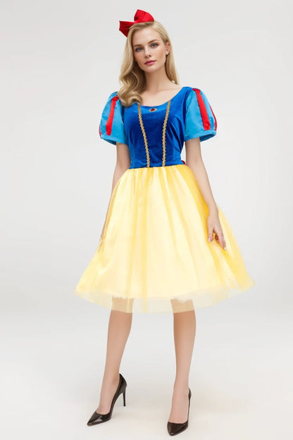 Halloween adult Snow White dress stage show cosplay Disney Anna Elsa costume adult
