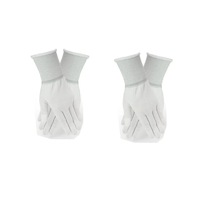 Guantes de vinilo para coche, de nailon recubierto de PU, antiestáticos, con punta de los dedos, antipolvo, para tintado de ventanas, herramientas de instalación de película