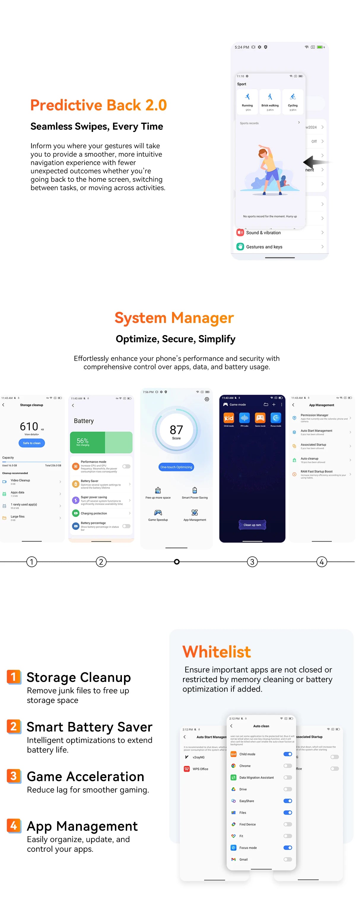 Teléfono resistente Blackview OSCAL Marine 2, 8 GB de RAM, 256 GB de almacenamiento, smartphone con IA, batería de 11000 mAh, pantalla HD+ de 6,56", procesador Unisoc T61, Android 15 y NFC.