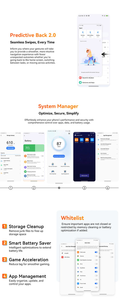 Teléfono resistente Blackview OSCAL Marine 2, 8 GB de RAM, 256 GB de almacenamiento, smartphone con IA, batería de 11000 mAh, pantalla HD+ de 6,56", procesador Unisoc T61, Android 15 y NFC.