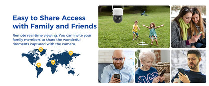 Cámara IP de seguridad inteligente Tuya SmartLife WIFI 3MP IP65 resistente al agua con seguimiento humano, visión nocturna a color y energía solar.