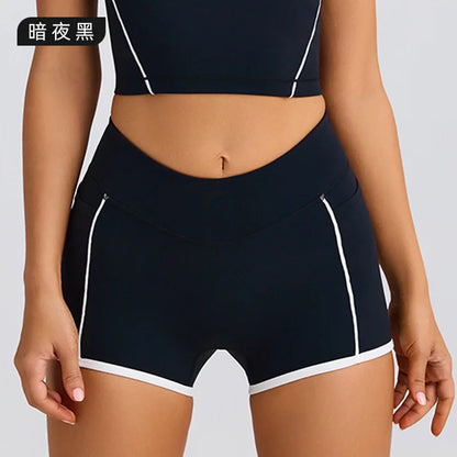 Ropa interior deportiva, chaleco, pantalones cortos, sujetador con tirantes, espalda descubierta, pilates, ajustado, elástico, para fitness, correr, yoga, conjunto de ropa para mujer