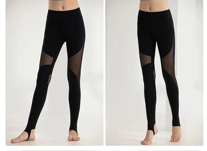 Mallas de Yoga para Mujer con Parches de Malla, Cintura Alta, Pantalones de Gimnasio, Secado Rápido, Ropa Deportiva para Correr y Entrenamiento, Leggings Deportivos para Mujer