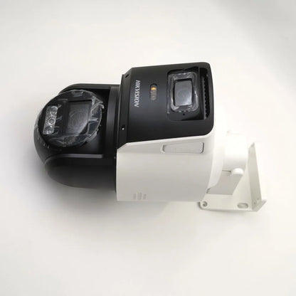 Cámara de red PTZ DarkFighter Hikvision DS-2SE3C404MWG-E/14 TandemVu original de 4MP+4MP con zoom óptico 4x y zoom digital 16x, infrarrojos y PoE.