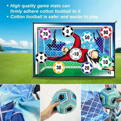 Juego de tapete de fútbol para exteriores e interiores, juguetes de fútbol multijugador, juegos competitivos de fútbol, entrenamiento de fútbol para niños, regalos para niños