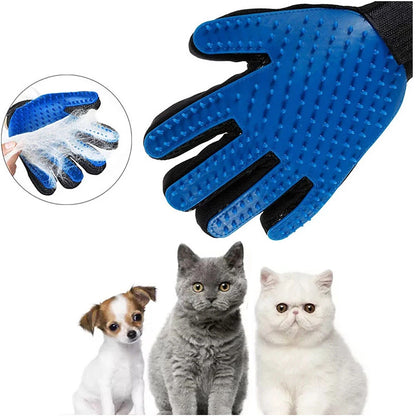 Guantes para quitar el pelo de mascotas, masaje para gatos y perros, baño, limpieza, artículos de aseo, cepillo de silicona para quitar el pelo pegado.