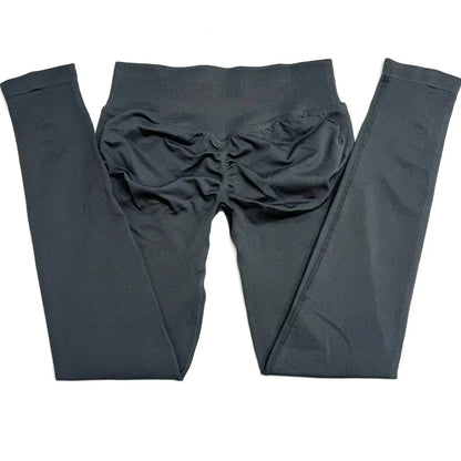 Leggings deportivas sin logo para mujer, efecto push-up, cintura baja, sin costuras, para gimnasio, yoga y entrenamiento.