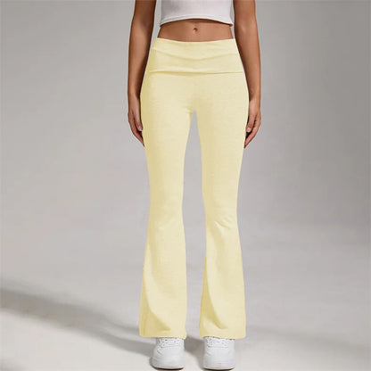 Pantalones de yoga SVEIC, leggings acampanados, deportivos, de cintura alta, para entrenamiento, correr, gimnasio, ropa de mujer.