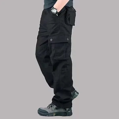 2025 Multiple pockets Tactical Cargo Pants Men Cotton Overalls Outdoor Work Trousers Big Size Hombre Clothing Camo Hiking Pants