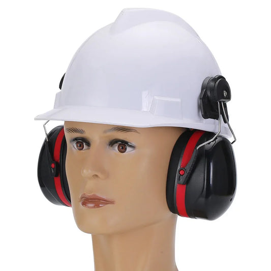 Orejeras antirruido de alta calidad para casco de seguridad, protección auditiva para carpintería, aeropuertos y fábricas.