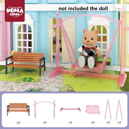 Minisupermercado, juegos de compras, casa de muñecas, muebles, accesorios, juguetes educativos intelectuales para niños, juguetes de interacción familiar.