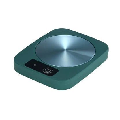 Calentador de tazas eléctrico, almohadilla térmica para leche, té y agua, tapete calentador para tazas, posavasos termostático constante, bajo consumo, regalo para el hogar y la oficina