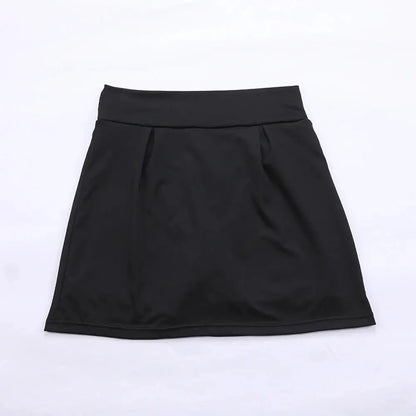 Falda corta deportiva, pantalones cortos de yoga, culotte, falda de tenis, ropa, ropa de fitness, ropa de yoga de cintura alta para correr al aire libre