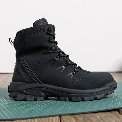 Zapatos de seguridad para el trabajo para hombres, zapatillas ligeras de trabajo protectoras, zapatos ligeros, zapatos transpirables, zapatos de trabajo antiperforación.