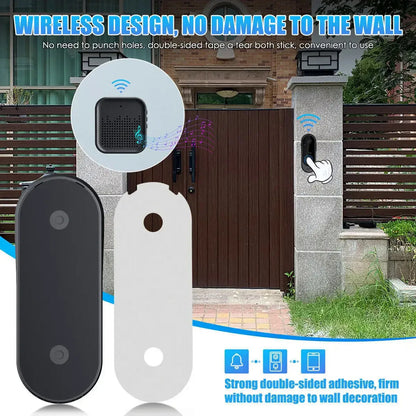 Timbre Tuya con cámara inalámbrica, paquete inteligente para el hogar, WiFi, cámara HD para exteriores, videoportero de seguridad con visión nocturna