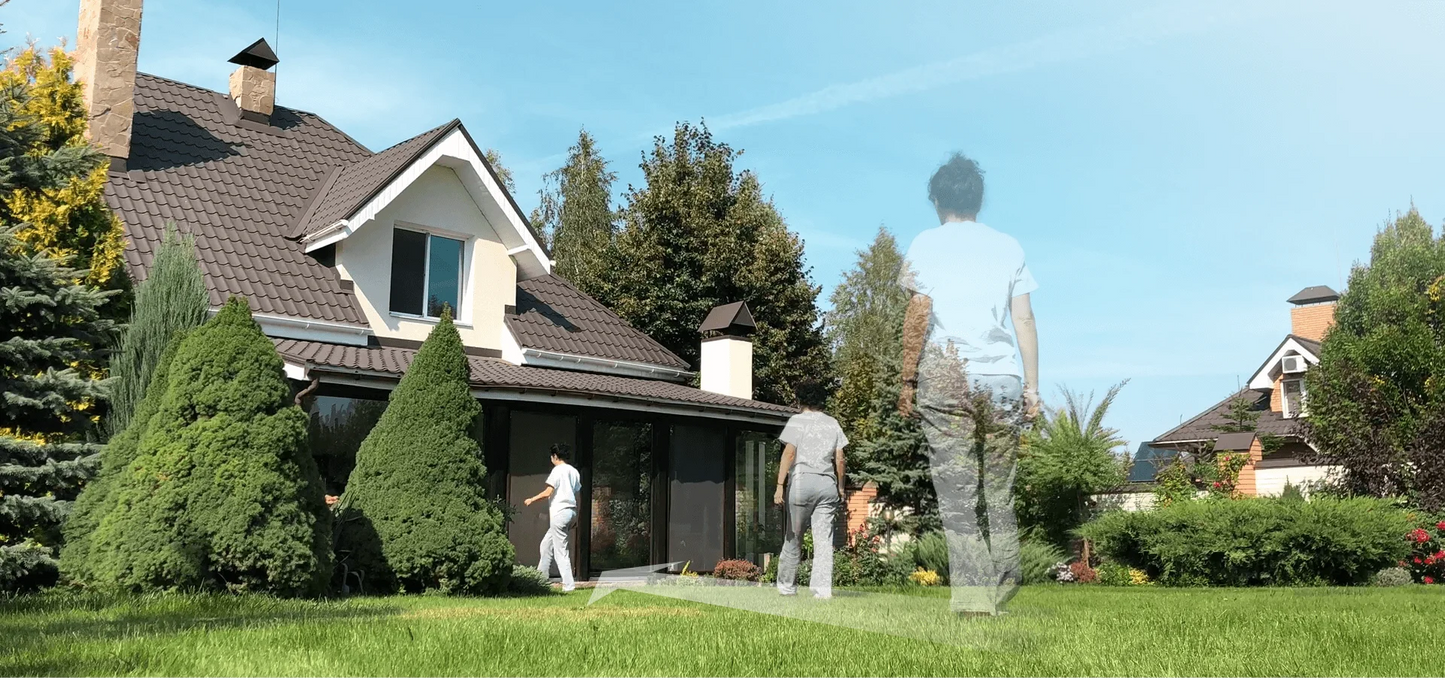 Cámara de seguridad IMOU Cell PT Lite de 3 MP con batería, paneles solares, visión nocturna a color, protección Wi-Fi y protección para exteriores.