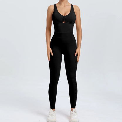 Women Gym Jumpsuit Female Yoga Set Workout One-piece Suit Women Sports Push Up Yoga Clothes Backless Activewear Fitness Set