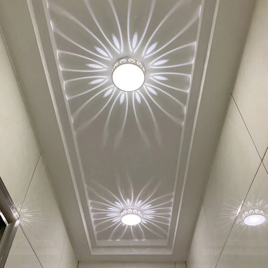 Lámpara de techo LED de bajo consumo para porche, protege los ojos, lámpara de pasillo, fácil instalación, brillo duradero para pasillos.