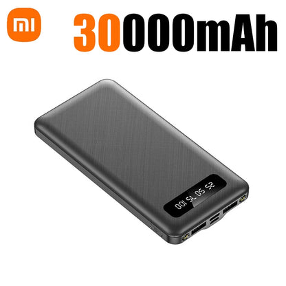 Batería externa portátil Xiaomi de 500.000 mAh y 120 W de carga ultrarrápida de gran capacidad con pantalla digital LED para teléfonos.