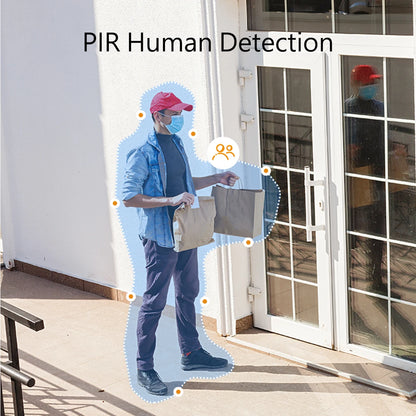 Cámara de seguridad IMOU Cell PT Lite de 3 MP con batería, paneles solares, visión nocturna a color, protección Wi-Fi y protección para exteriores.