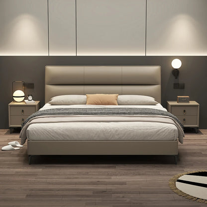 Cabecero de cama doble de lujo, impermeable, moderno y económico, con marcos para camas matrimoniales, muebles para el hogar.