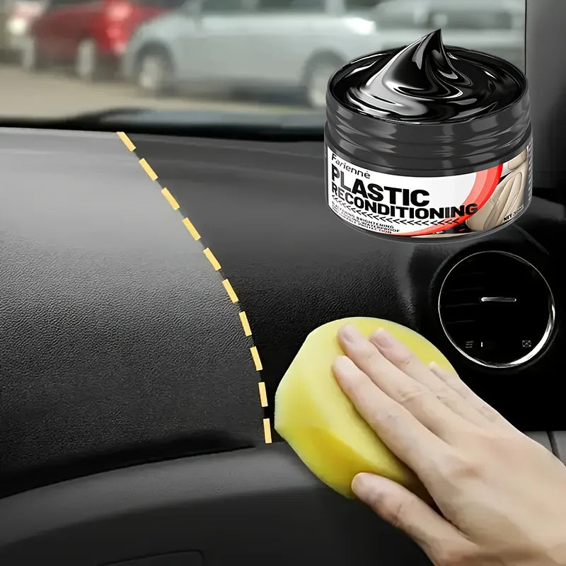Kit para el cuidado del interior del coche: restaurador, reparador de arañazos, abrillantador antienvejecimiento, abrillantador de neumáticos, acondicionador de asientos - Mantenimiento multifuncional
