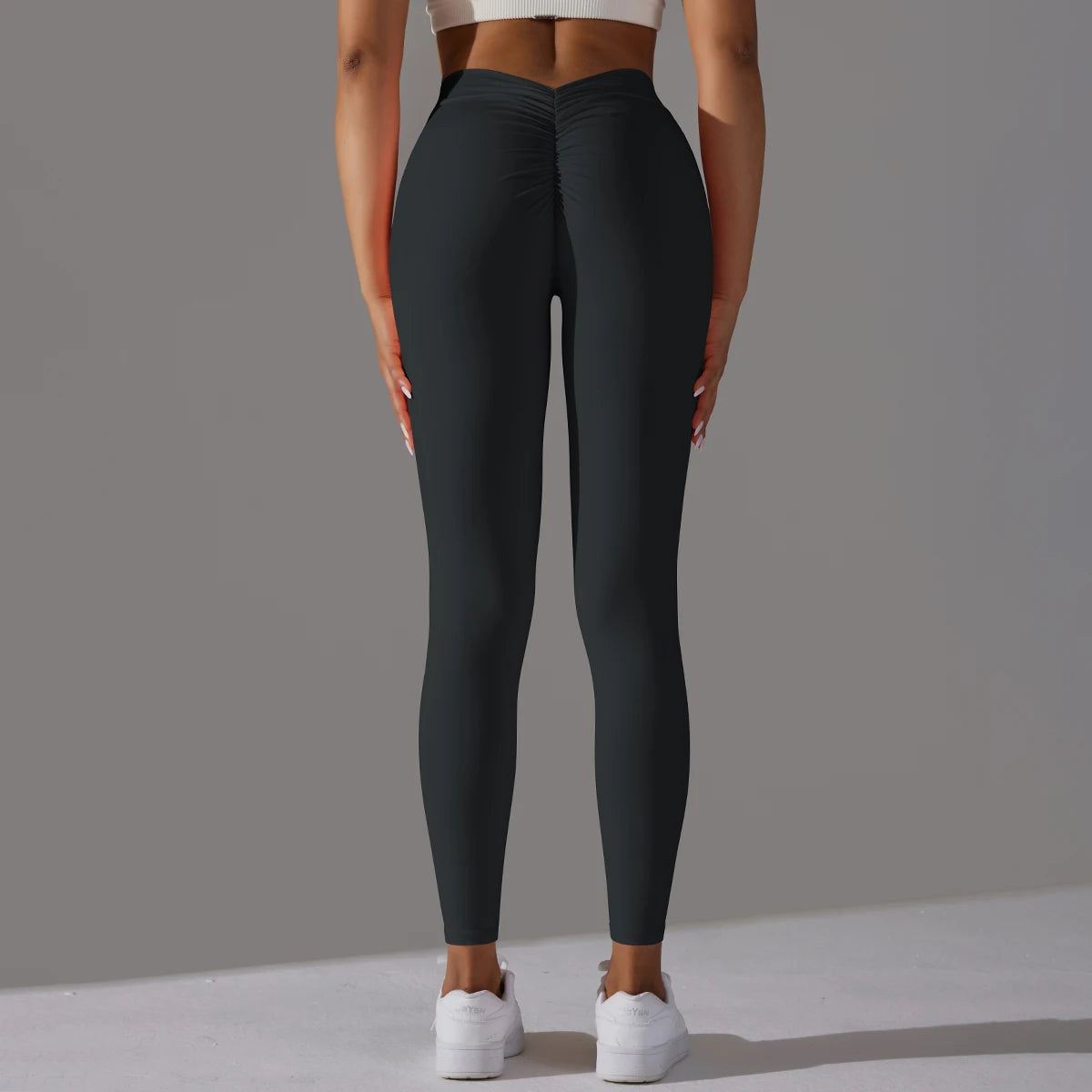 Women Seamless Solid Leggings Knitted High Waist Sports Leggings Fashion Hip Lifting Running Yoga Sport Gym Tights Pantalones