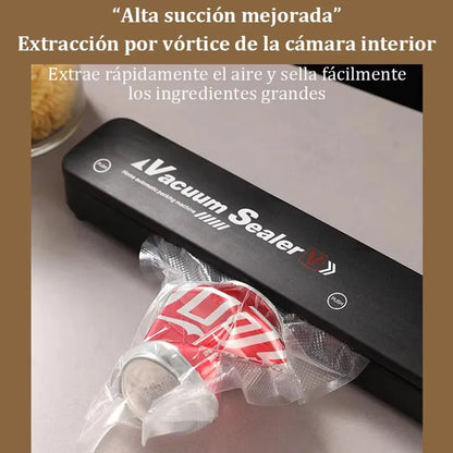 Máquina moderna de sellado al vacío para uso doméstico, pequeña máquina de sellado al vacío para envasado de alimentos, máquina de sellado de plástico fresco