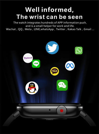 Nuevo reloj inteligente AMOLED para mujer, para hombre, con control de temperatura corporal, deportivo, fitness, resistente al agua, Bluetooth, llamadas, reloj inteligente digital para mujer.