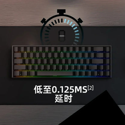 IROK CAROTMAS Mercury 68 8K Teclado mecánico para juegos de deportes electrónicos con interruptor magnético RGB, batería de larga duración, accesorio para juegos personalizado con intercambio en caliente