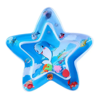 Colchoneta inflable para jugar boca abajo, colchoneta de juego premium para bebés, cojín de agua inflable, gimnasio interactivo para bebés, juguetes para el desarrollo sensorial.