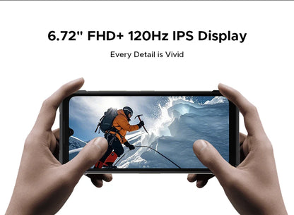 Teléfono resistente DOOGEE S200 Max, 16 GB + 512 GB, batería de 22000 mAh, procesador Dimensity 7050, pantalla de 6,72" a 120 Hz, pantalla trasera de 1,32", linterna dual.