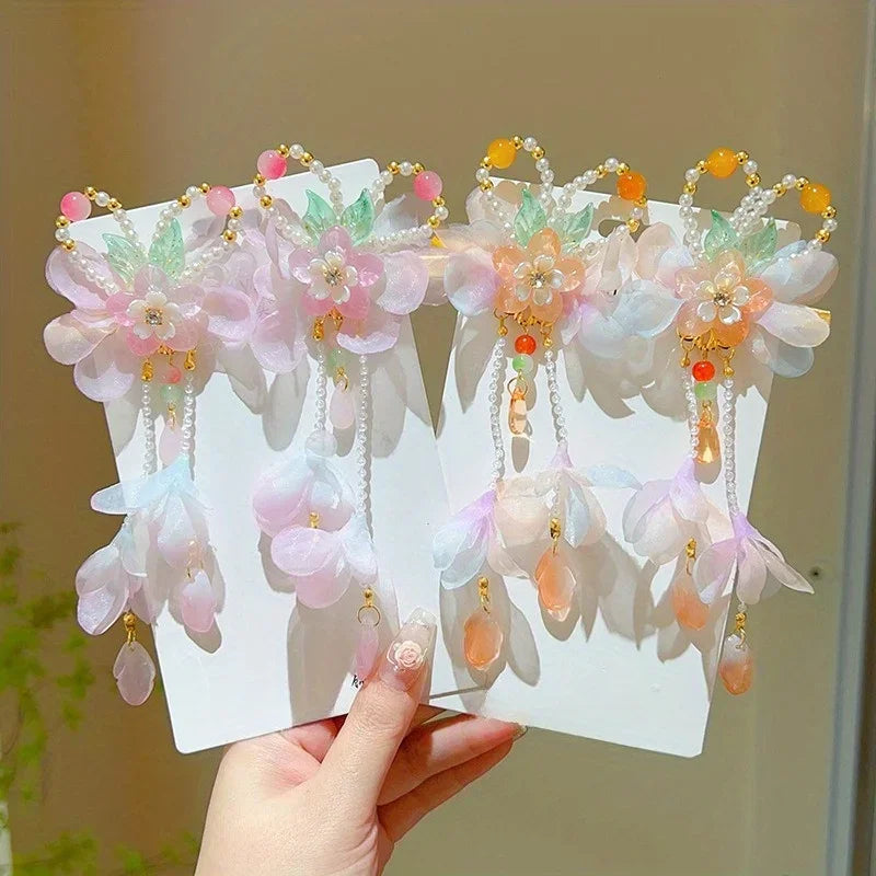 Accesorios para niños, accesorios para el cabello de fiesta de princesas, regalo cultural infantil, accesorios para el cabello de niña, horquillas y pinzas para el cabello