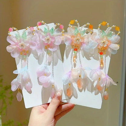 Accesorios para niños, accesorios para el cabello de fiesta de princesas, regalo cultural infantil, accesorios para el cabello de niña, horquillas y pinzas para el cabello