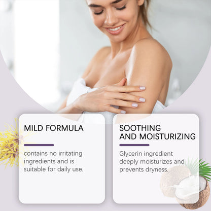 Gel de lavado femenino con pH equilibrado, hidratante de larga duración para zonas íntimas, limpieza refrescante, previene la sequedad, cuidado saludable para la mujer.