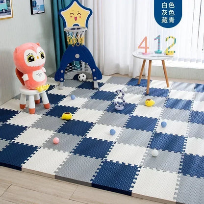 Alfombra deportiva entrelazada para niños, antideslizante, de espuma EVA, suave, para dormitorio de bebé