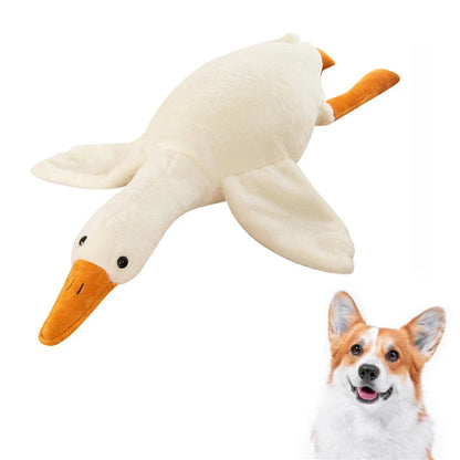 Juguetes para perros, juguetes para perros de 50 cm, peluche suave de pato durmiendo, suministros para mascotas, accesorios
