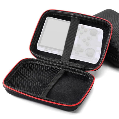 Estuche de transporte para R36s R35S EVA, bolsa de almacenamiento rígida protectora, estuche protector portátil con malla para accesorios de consola de juegos.