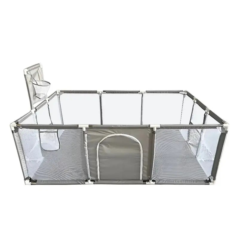 Parque infantil IMBABY gris, valla de actividades para bebés, parque infantil grande, actividades de seguridad para bebés, parque de juegos para niños