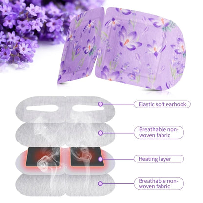 12 piezas de mascarilla para ojos autocalentable desechable con almohadilla térmica para ojos, mascarilla hidratante para ojos con calor, mascarilla para dormir de lavanda para uso diario