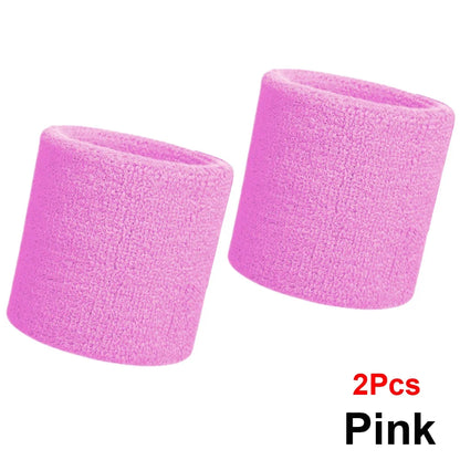 Pack de muñequeras deportivas multicolores únicas para baloncesto (negro, amarillo, blanco, azul, rosa, rojo y gris)